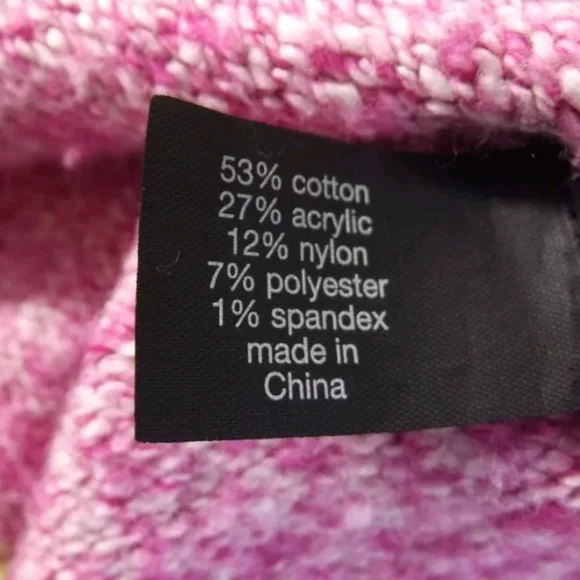 LANE BRYANT Striped Crew Neck Sweater - Tan and Pink Plus Size 22/24 - Picture 8 of 8